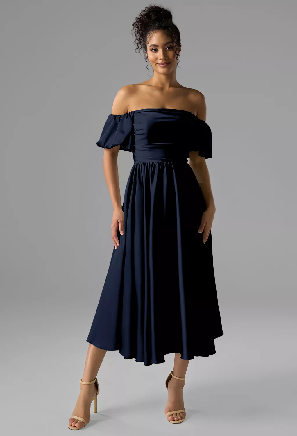 AW Kye Dark Navy  Cocktail Wedding Guest Dresses